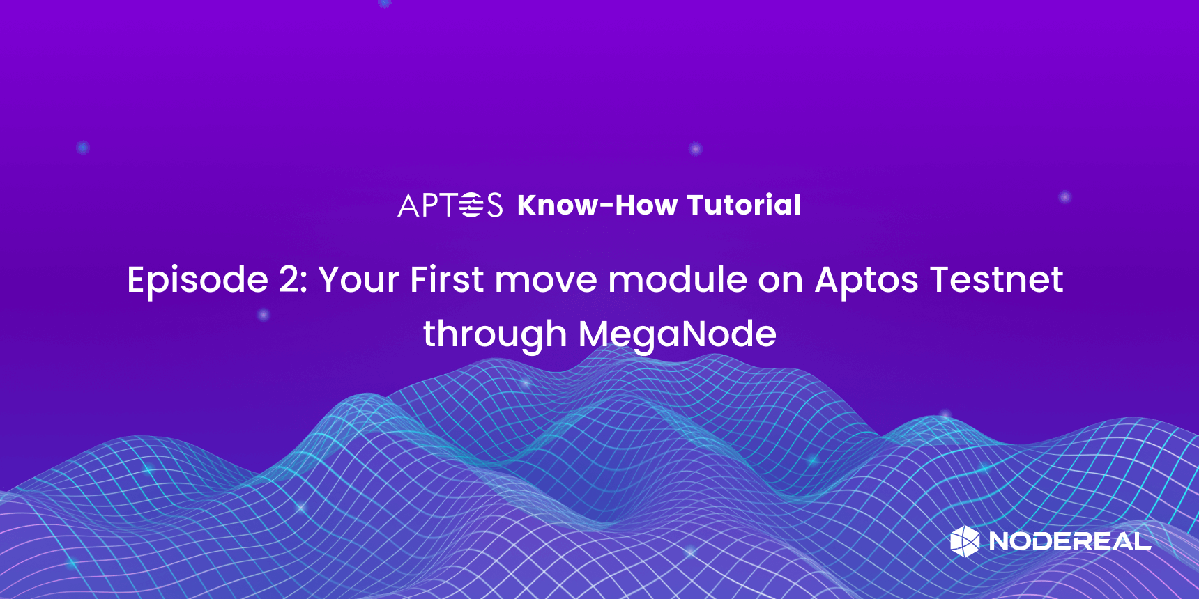 Aptos Know-How Series - Episode 2: Your First Move Module on Aptos Testnet through MegaNode